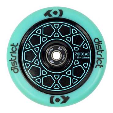 Wheel District Zodiac 110mm, Sky Blue/Black Wheel District Zodiac 110mm, Sky Blue/Black